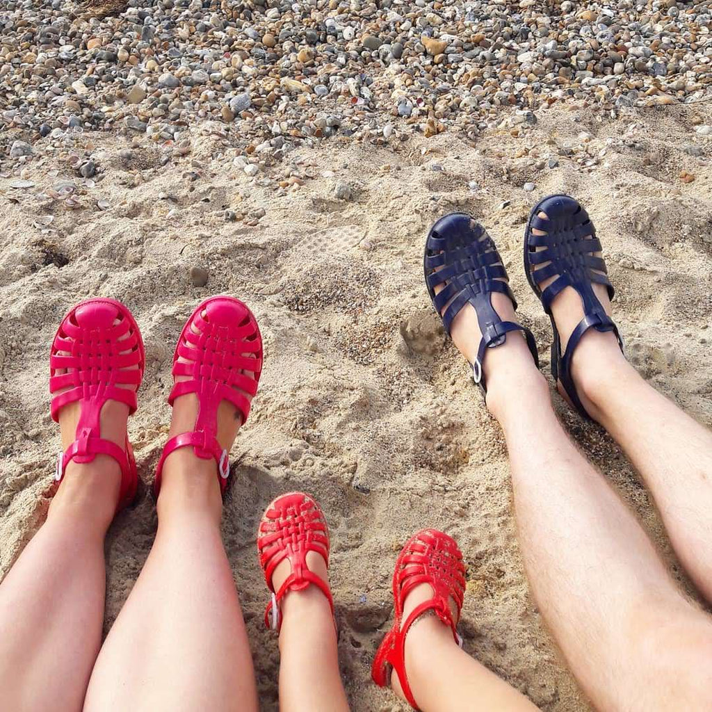 Jelly Beach Sandals, Navy
