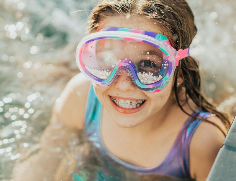 Beach Life Swim Goggles, Purple