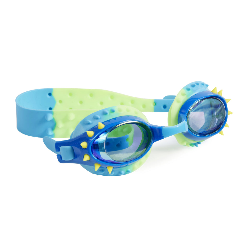 Nelly Spike Swim Goggles, Blue Yellow
