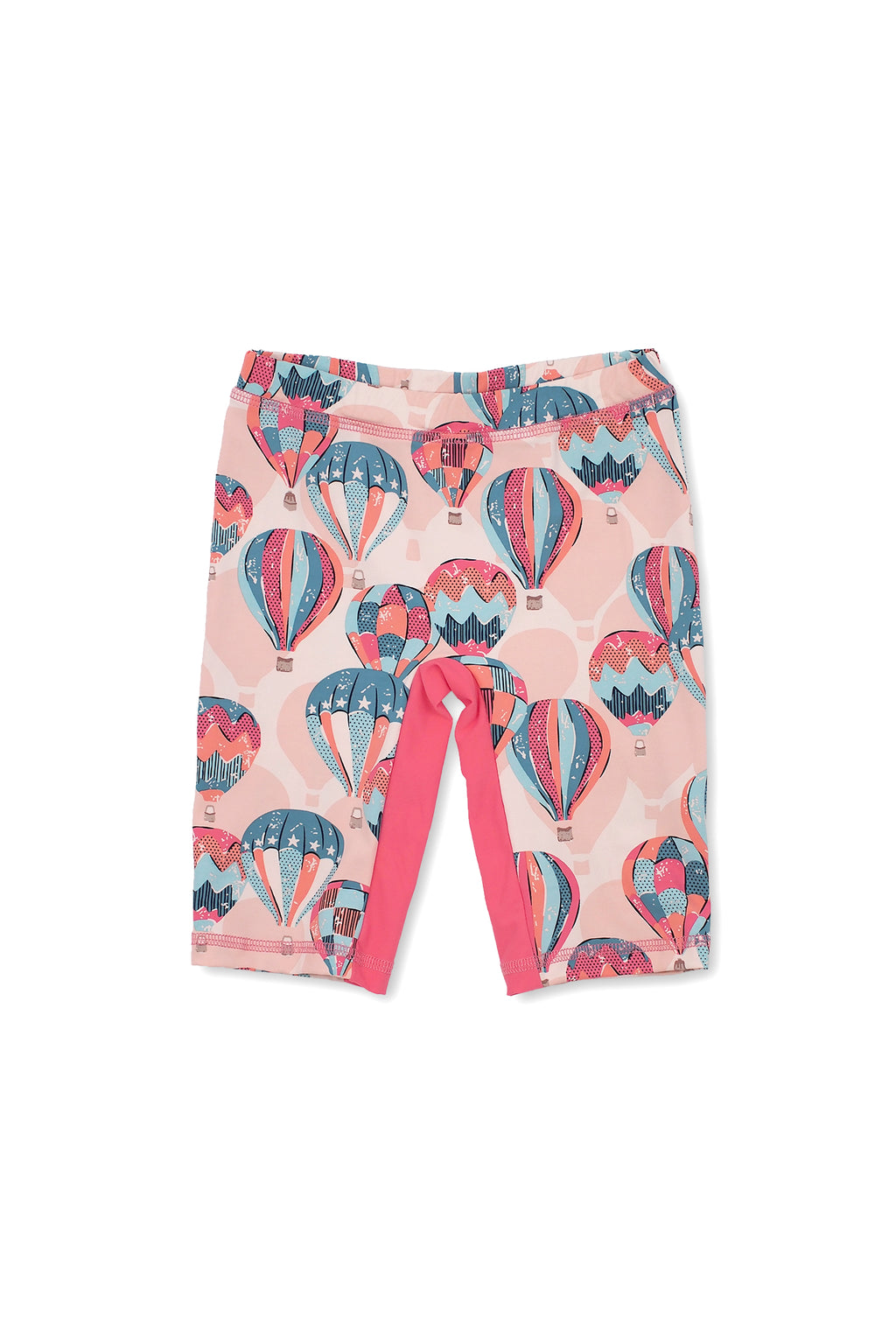 Hot Air Balloons Capri Swim Leggings, peach